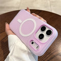 2 IN 1 Luxury For Magsafe Wireless Charge Case for iPhone 12 13 14 15 16 17 Pro Max Plus Magnetic Candy Color Clear Matte Cover