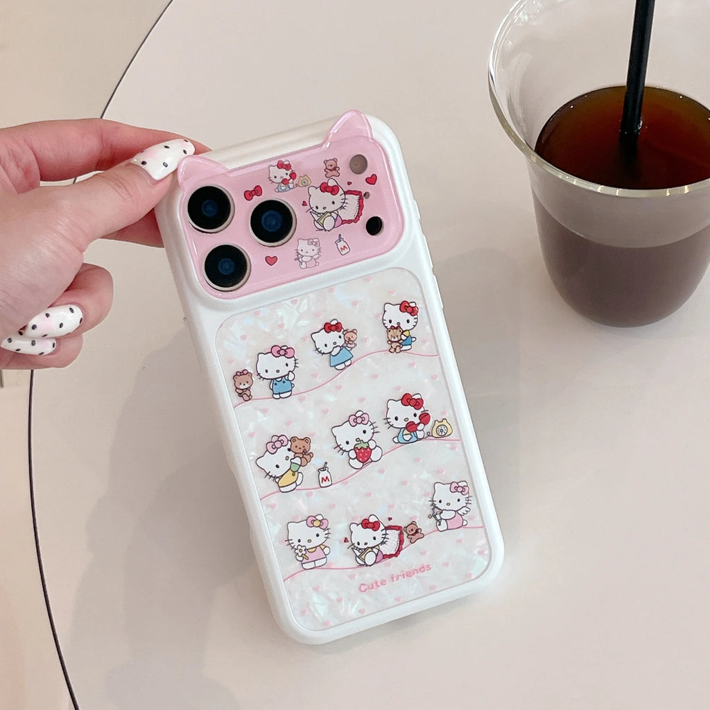 Cute Cartoon Y2K Hello Kitty Mobile Phone Case for IPhone 17 Pro Max 17 Pro 16 Pro Max 17 16 15 Pro Max Phone Case