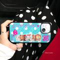 Korean White Polka Dots Guinea Pig Phone Case For iPhone 17 Air 16 Pro Max 15 14 Plus 13 12 11 Shockproof Silicone Back Cover
