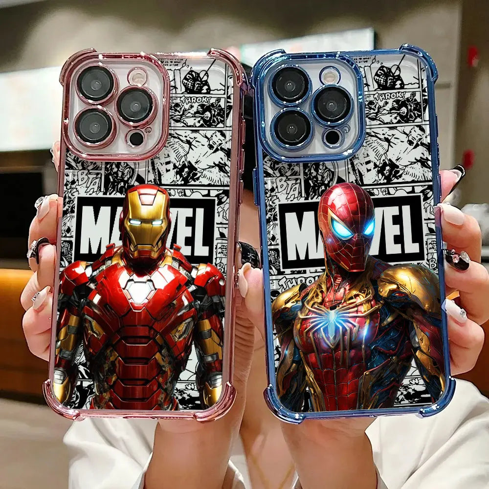 I-IronmanS S-Spidermans Case For Xiaomi 17T Pro 15T 14T 15 14 13 Poco F5 F7 F8 Ultra M7 M8 X5 X6 X7 X8 Pro Max 5G Phone Cover