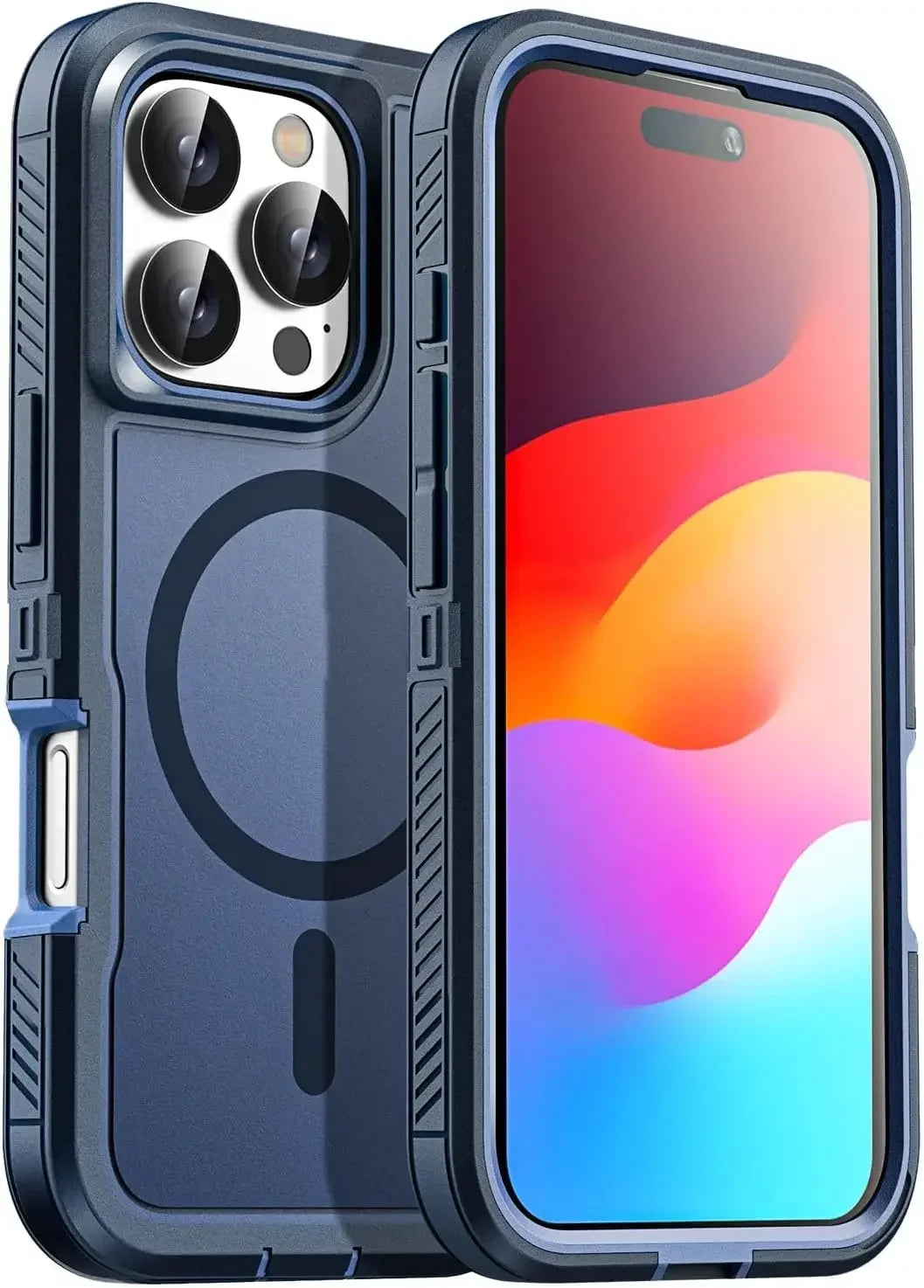Luxury Ott Magnetic Armor Cases for IPhone 17 16 15 14 Plus 13 12 11 Pro Max Box Shockproof Charging Heavy Duty Protect Cover