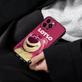 L-Lotso Huggin'Bear Phone Case For IPhone 17 15 Pro Max 14 Pro 12 11 13 Mini X XR XS 16 Plus SE Back Cover
