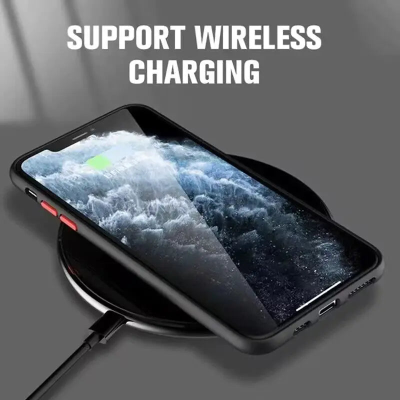 Armor Magnetic Magsafe Wireless Charge Phone Case For Iphone 15 14 12 13 11 Pro Max 16 XR XS Max 6 6S 7 8 Plus Casing Hard Cover