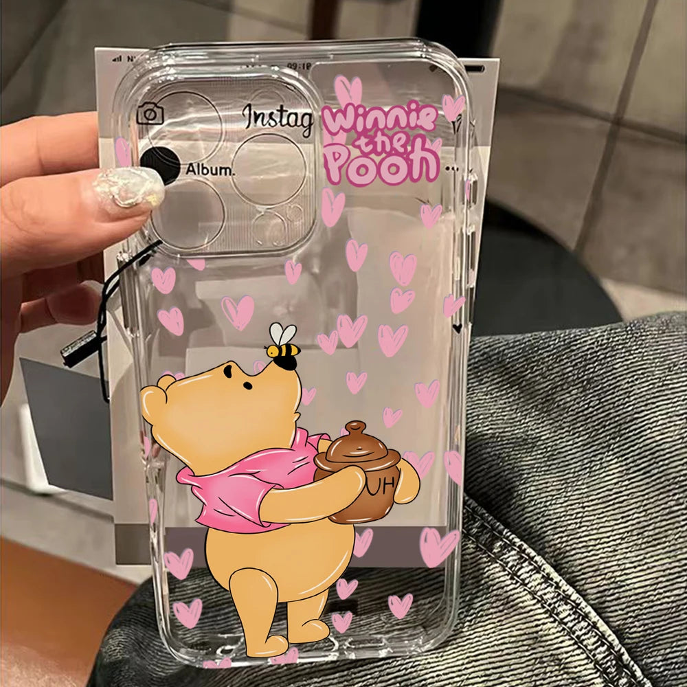 Lovely W-Winnie the P-Pooh Phone Case For iPhone 17e 17 16 16e 15 14 13 12 11 Mini Pro Max X XR XSMax 7 8 Air Plus Back Cover