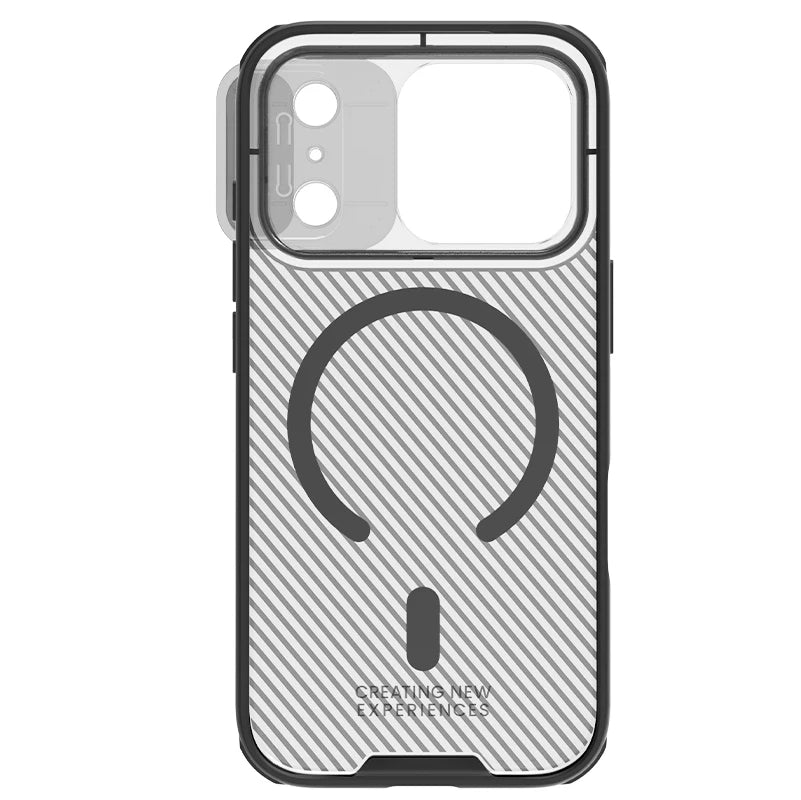 For iPhone 17 Pro Case NILLKIN Case Magnetic Camshield Case Lens Protection With Magnetic Suction Function Translucent