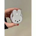 Cute Simple Miffy Rabbit Magnetic Stand Holder For Iphone 17 Pro Max 16 Pro Max 15 14 13 Phone Case