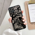 Marvel Venom Logo Translucent Case For iPhone 17E 17 16 16E 15 14 13 12 11 Pro Max 17 Air 7 8 Plus XR XS Shockproof Armor Cover