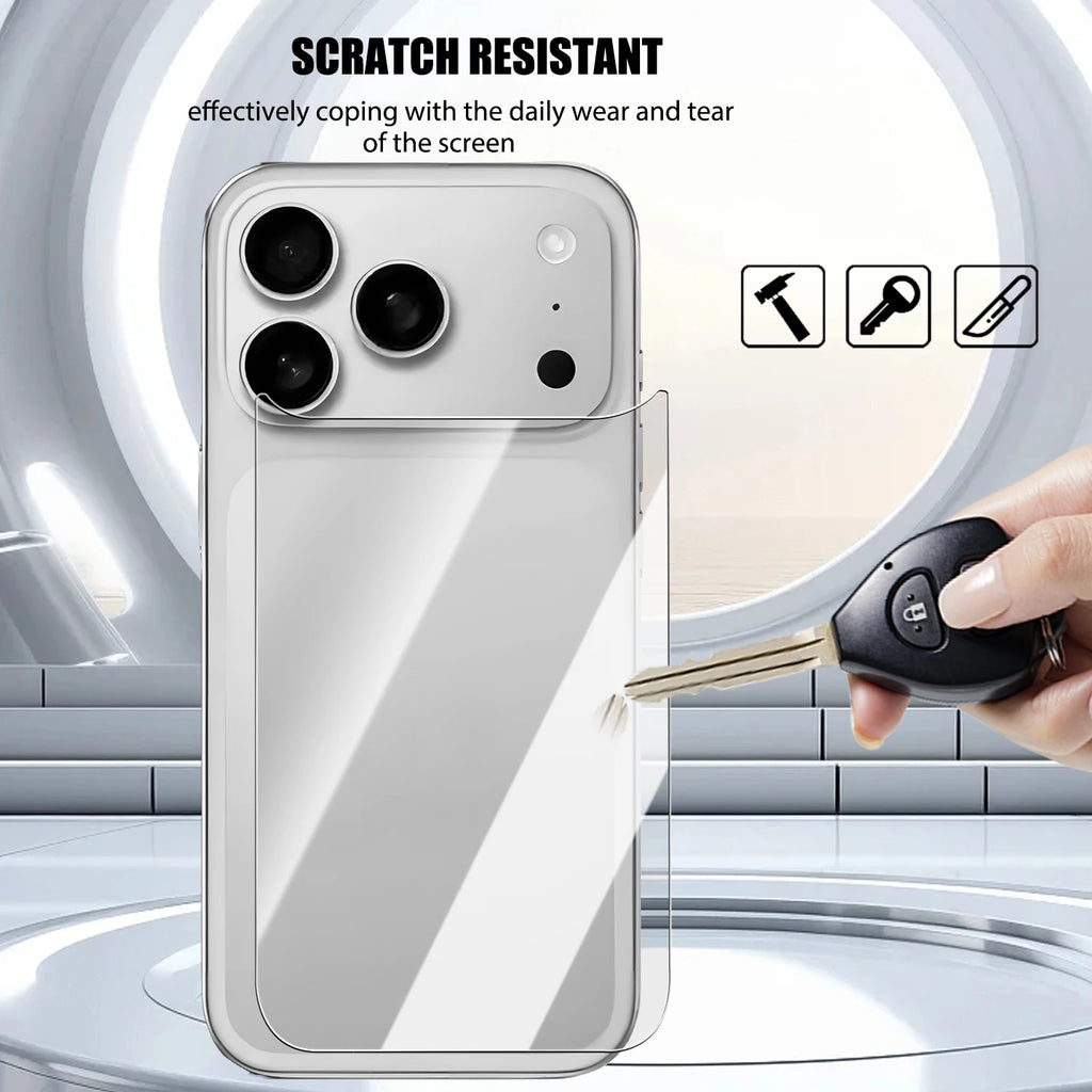 4in1 Tempered Glass Back Protector For iPhone 17 Air 16 15 14 Plus Pro Max 17Air 17Pro 9H Camera Lens Film For iPhone17 iPhone16