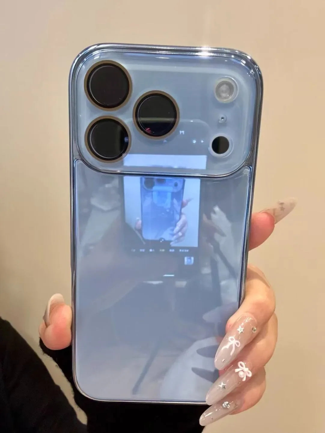 Luxury ice-Tempered Glass Camera Case for iPhone 17 16 15 14 13 12 11 Pro Max Plating Candy Armor Shockproof Glossy Hard Cover