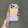 NEW For Iphone 17 Pro Max Laser Color-Changing Matte Phone Case 16 pro 15 14 13 Magnetic Cover Gradient Colors cases Sun Set Sky