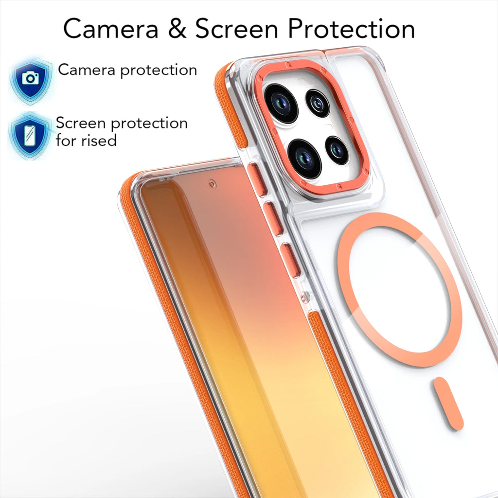 Luxury Shockproof Magnetic Transparent Case for Motorola Moto G stylus 2025 2024 G5G G Play GPower 2025 2024 For Magsafe Cover