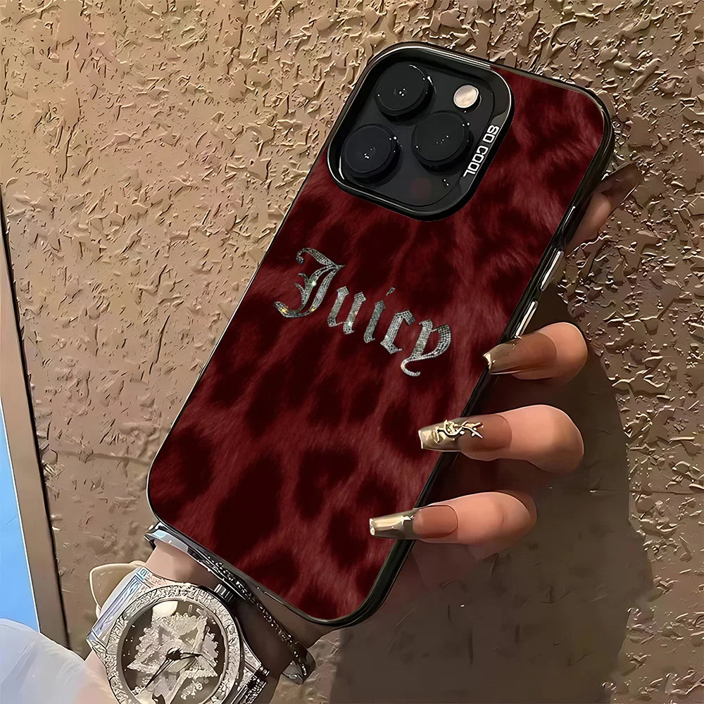 J-JuicysS Couture Phone Case For iPhone 17 16e 16 15 14 13 12 11 mini Pro Max X XR XSMAX 8 7 Air Plus Anti Fall Matte Back Cover