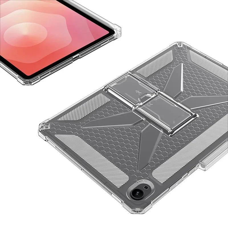 For Samsung Galaxy Tab S11 Ultra 14.6 inch 2025 Protective Case SM-X930 SM-X936 Stand Airbag soft Silicone Clear TPU Cover Funda