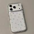 Glitter Shiny Stars Imd Transparent Back Cover for Iphone 17 16 Pro Max 13 14 15 Promax Ins Protector Shockproof Phone Case