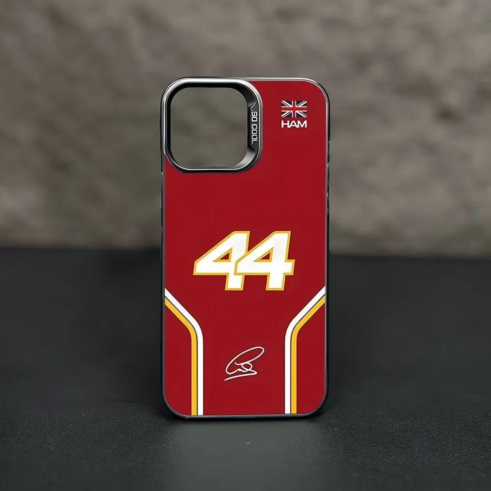 44 L-Lewis Pattern Phone Case For iPhone 17 16 15 14 13 12 11 Pro Xs Max Mini 8 7 Plus XR Air 17e 16e X Acrylic Anti-Drop Cover
