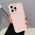 Shockproof Soft Silicone Cover Phone Case For iPhone 16 promax 17 15 14 Pro Max 13 12 11 XS XR 7 8 Plus Candy Color Matte Funda
