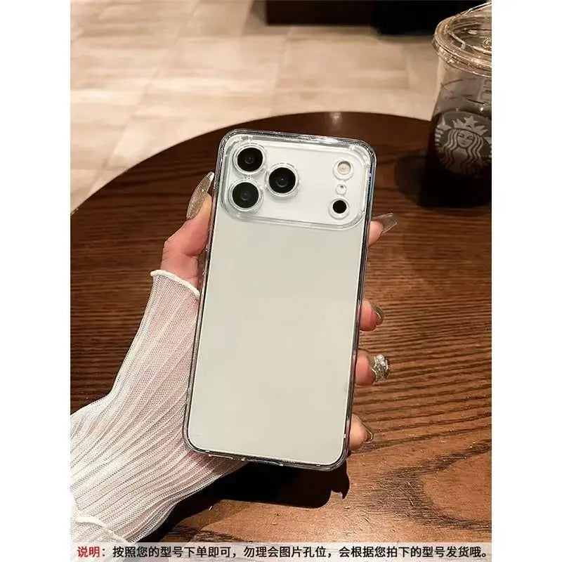 Clear Phone Case For iPhone 17 Pro Max Case Silicone Soft Cases For iPhone 11 12 13 14 15 16 Plus 17 Pro Max Air 16E Cover