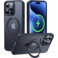 Magnetic Mobile Phone Case with Ring Stand for iPhone 17 Pro Max Air 16 16E 15 14 Case Plus 13 11 12 Mobile Cases with Kickstand
