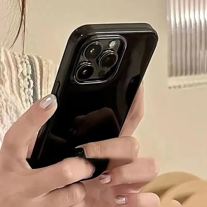 Oil Painting Street Girl Art Niche Cartoon Cute Phone Case For iPhone 17 16 15 14 13 12 11 Pro Max 78 Plus MINI Y2K Lovely Cover