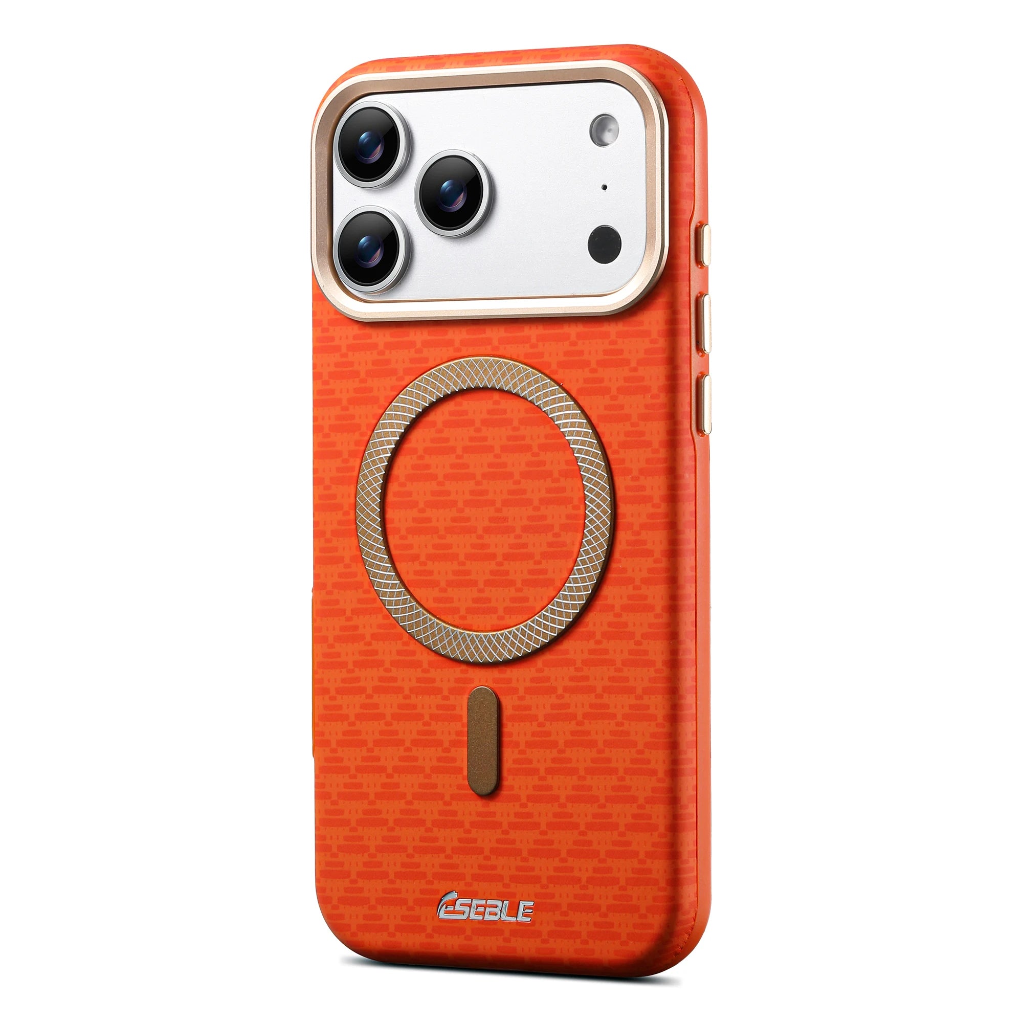 Luxury Leather Magnetic Fiber Texture Magnetic Case For iPhone 17 Pro Max 16 Plus 15 14 13 For Magsafe Wireless Charging Cover