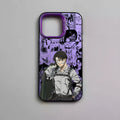 Anime L-Levi A-Ackerman Phone Case For iPhone 16 15 14 13 12 11 Pro Max Black Matte Multicolor Laser Metallic Aurora Cover