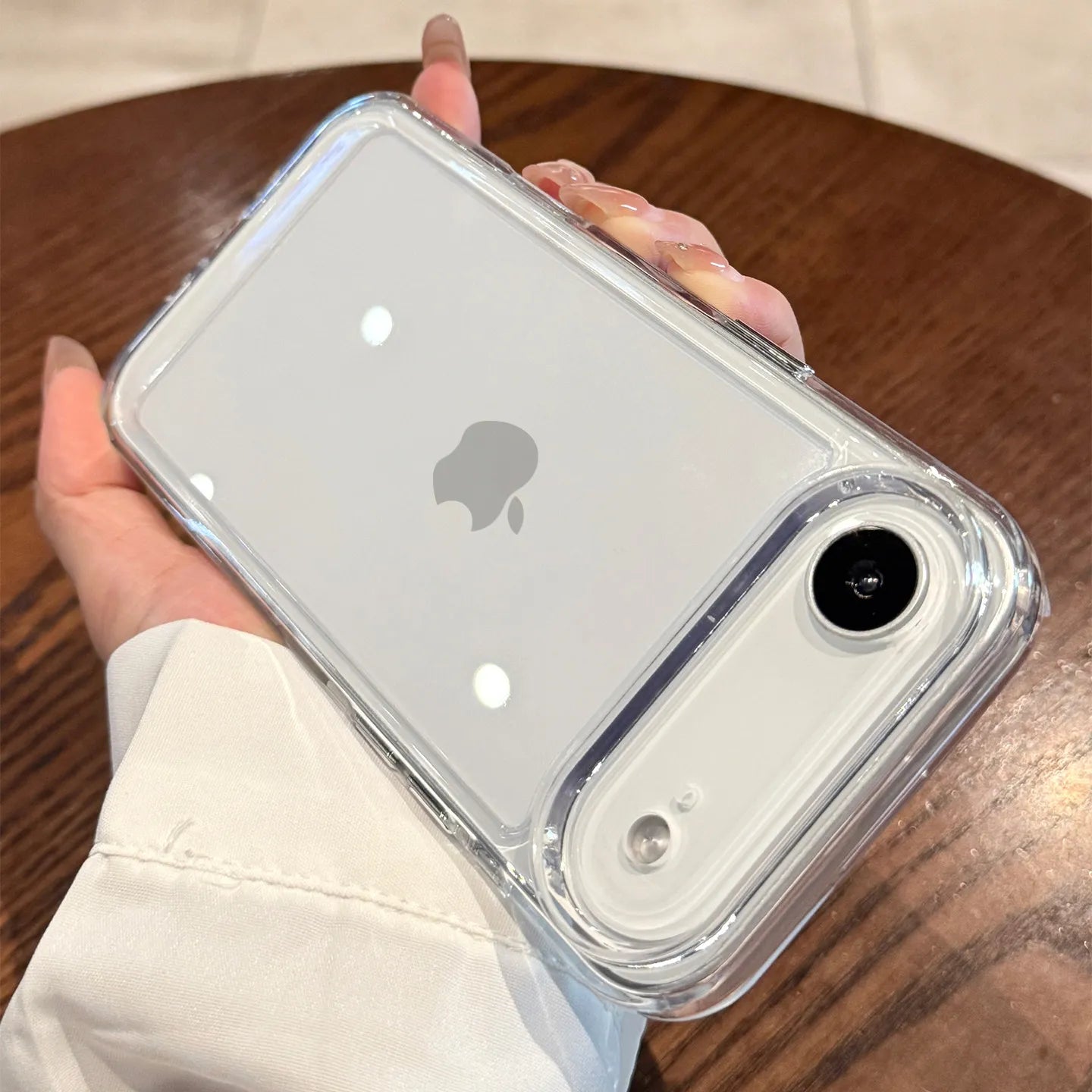 Luxury Transparent Shockproof Case For iPhone 17E 17 Air 16 15 14 13 12 Mini 11 Pro Max 8 7 6 Plus 16E X XS XR SE Acrylic Cover