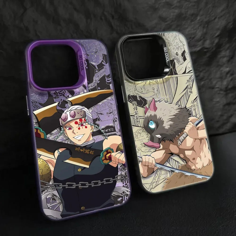 New Anime Demons Slayers Phone Case iPhone 17 16e 16 15 14 13 12 11 mini Pro Max X XSMAX 8 7 Air Plus Anti Fall Matte Back Cover