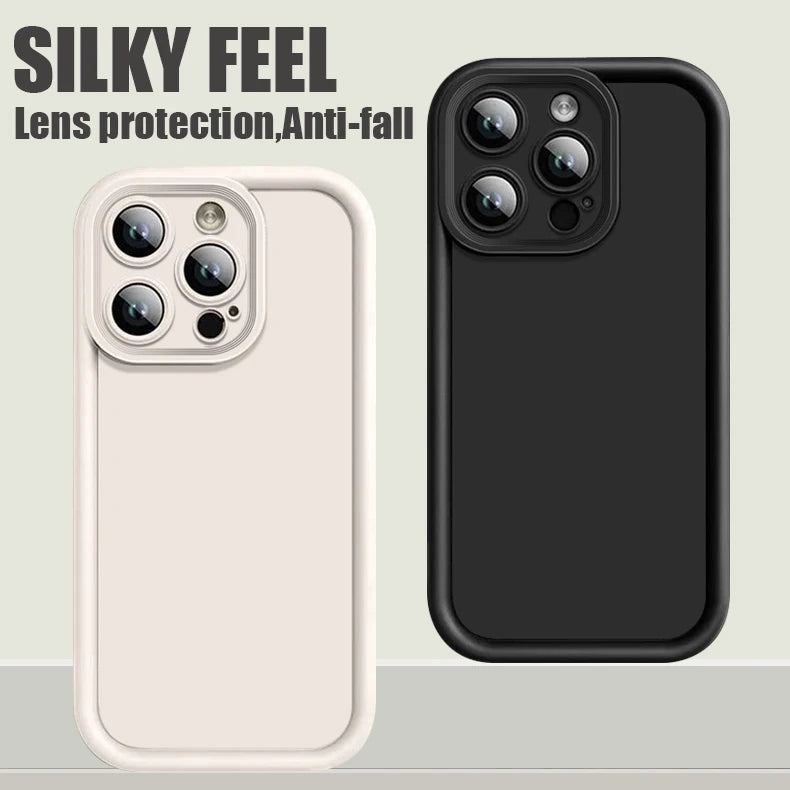 Soft TPU Lanyard Phone Case For iPhone 17 Pro Max 16 14 15 17 Pro 12 13 Pro Max Air 16e 11 Shockproof Silicone Wrist Strap Cover