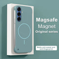 Frameless Magnetic Case For Samsung Galaxy S26 S25 Edge S24 S23 S22 S10 Plus Note 20 Ultra S20 FE For Magsafe Hard PC Back Cover