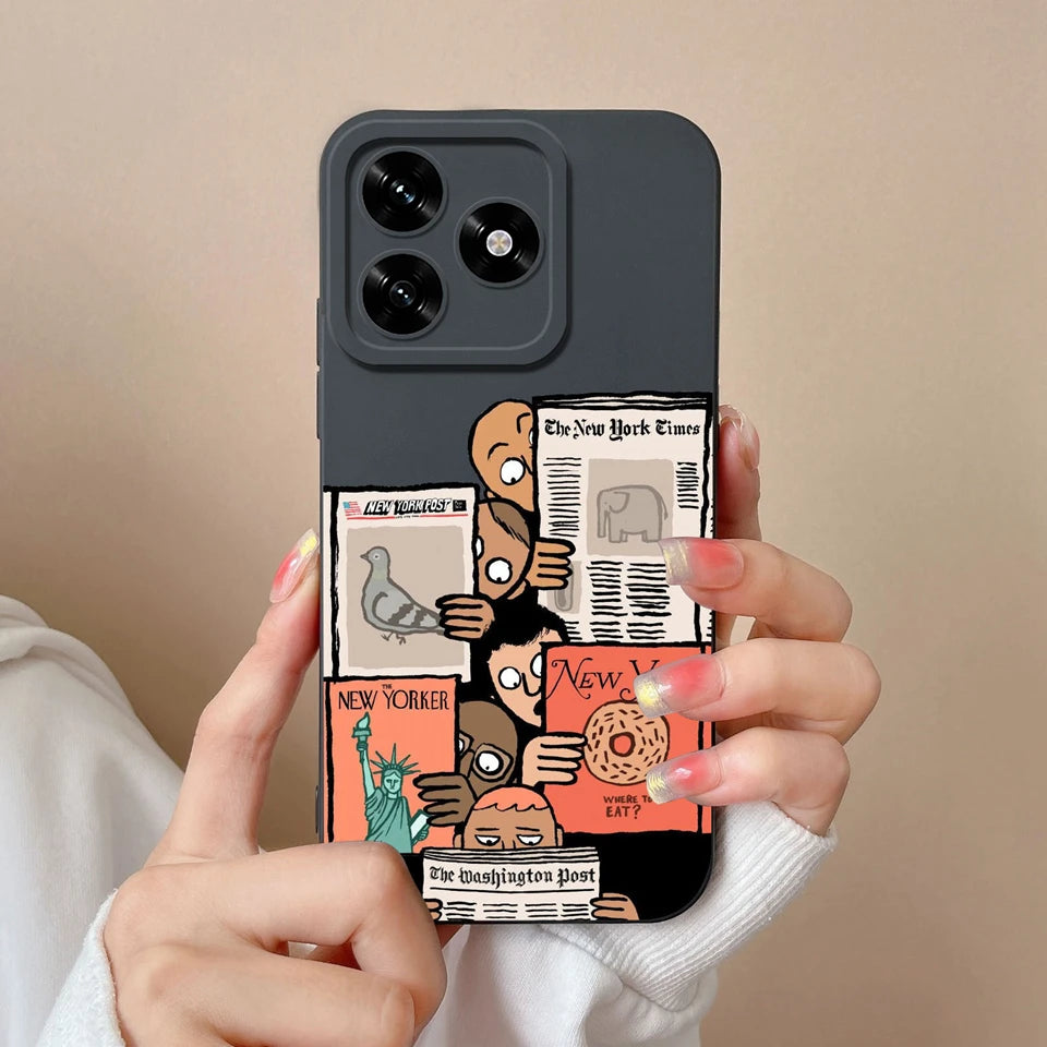 Case For Honor X5C X5C Plus Play 10 10A Love Heart Gesture Full Protection Phone Cover For Honor X5C Plus Honor Play 10A Bumper