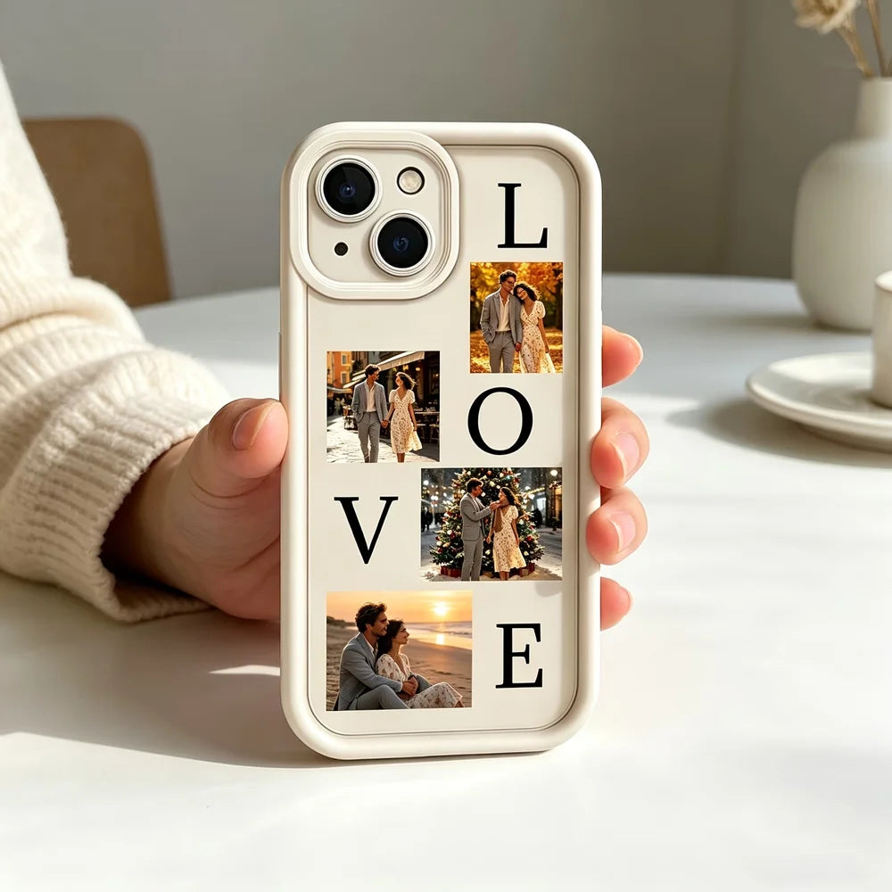 DIY Image Custom Photo Soft Case For iPhone 17 16 15 14 13 12 11 Pro e Air Max Mini SE 2020 2022 XS XR 7 8 6 Plus Silicone cover