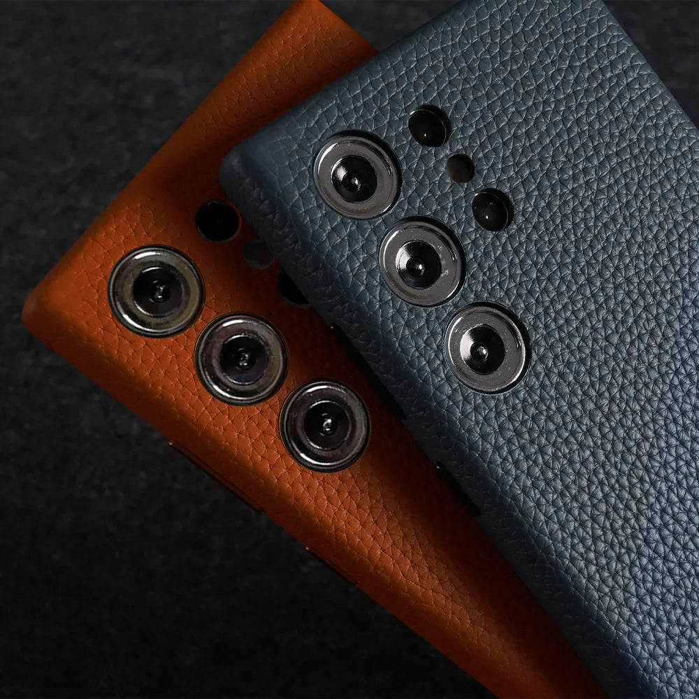 For Magsafe Case Samsung Galaxy S25 Ultra S26 Premium Genuine Leather Cover Magnetic Funda S23Plus S23Ultra Cases Full Coverage