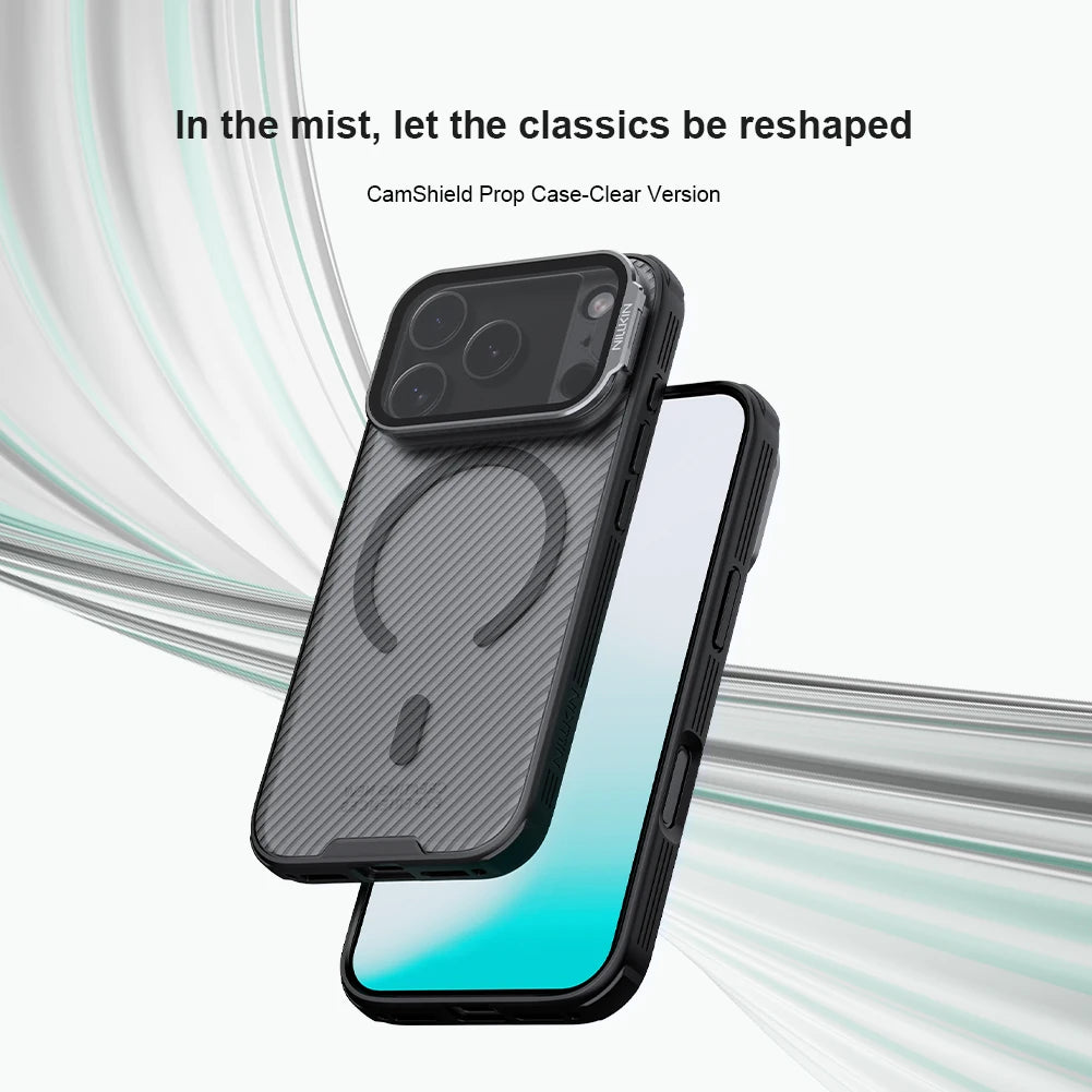Nillkin Magnetic Case For iPhone 17 Pro Max Anti Fingerprint Shockproof Back Cover