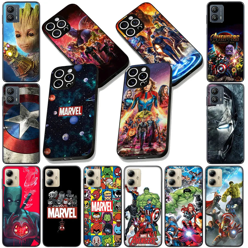 Soft Phone Cover for Xiaomi Redmi 15 9A 9C NFC 7A 9T Note 9 8 7 8T 15c A5 Case Avengers Marvels Superheroes IronMan Casing