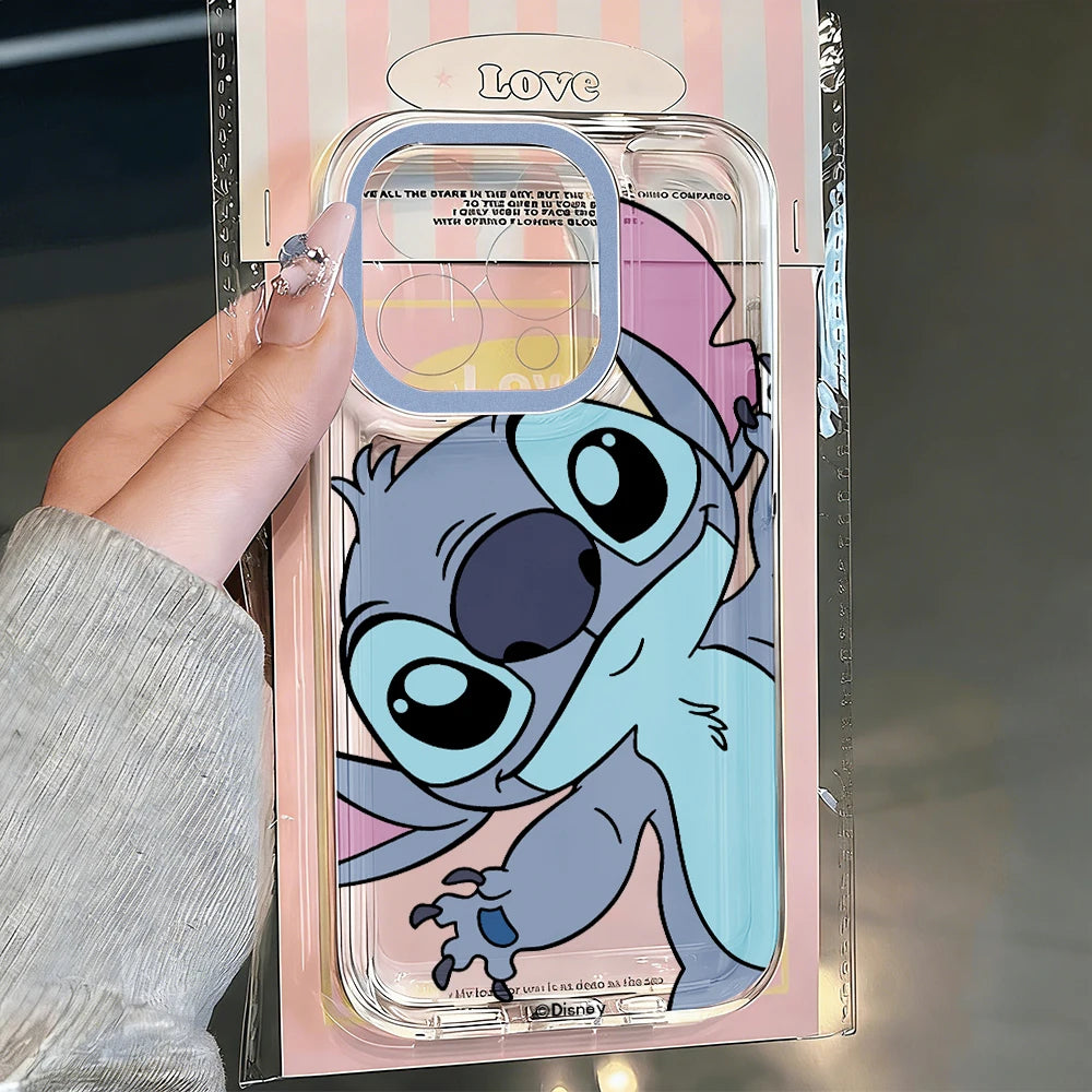 Stitch Cute Collage Frame Phone Case For iPhone 17 Pro15 16 13 14 Plus 12 11 17 Air Pro Max XR XS TPU Creative Cartoon Cover