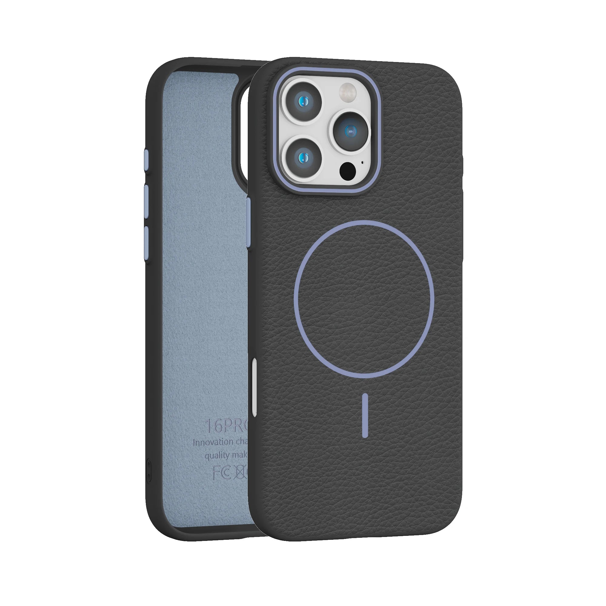 Luxury Lichee Pattern Leather Strong Magnetic Phone Case for iPhone 17 Pro Max 16 Plus 15 14 13 12 for Magsafe Shockproof Cover