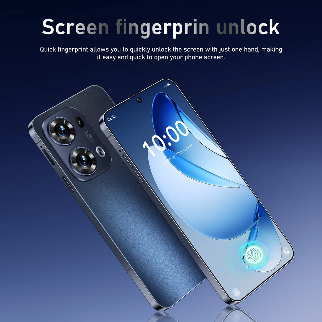 NEW 2026 HOT Silicone Case For Reno13 Pro 7.3 Inch 16GB+1TB 5G 7800mAh 72+108MP Type-C PC