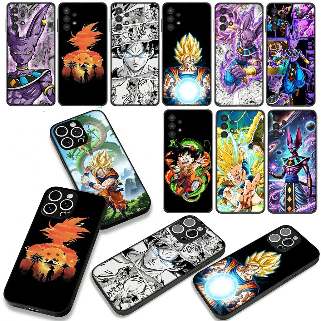 Phone Cover Beerus Dragon Gokus Ball DragonBalls for Apple iPhone 17 16 11 Pro XS Max XR 6 7 8 Plus + 16E SE 2020 Air 5 8+ Case