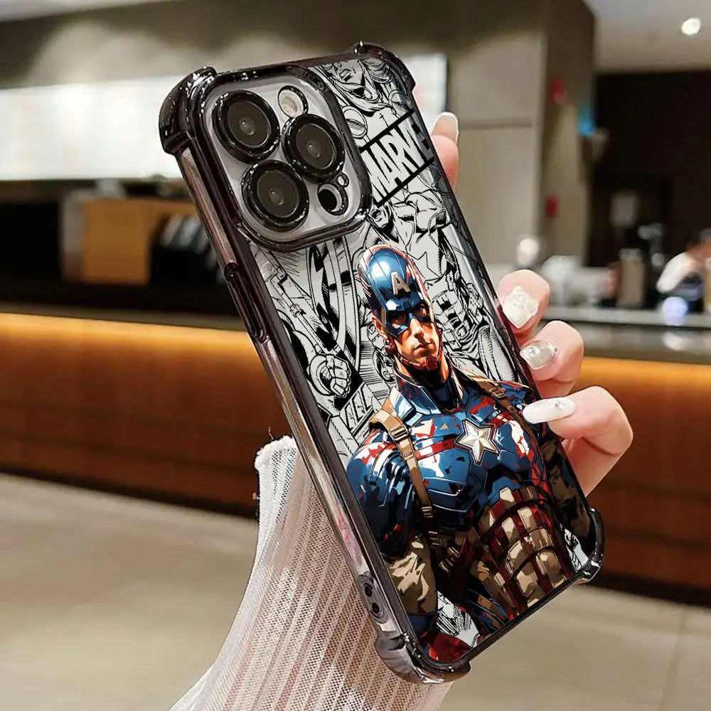Iron Spider Man Phone Case For Xiaomi Poco X8 Pro Max Cases X5 X6 X7 F5 F7 Pro F8 Ultra M7 X8Pro Captain America Silicone Cover