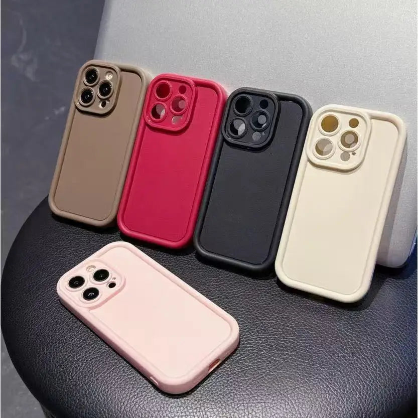 Matte Candy Color Phone Case For Infinix Hot 60 Pro Plus 60i 50 40 30 30i 20 12 Play 12i 10 9 8 Shockproof Soft Silicone Cover