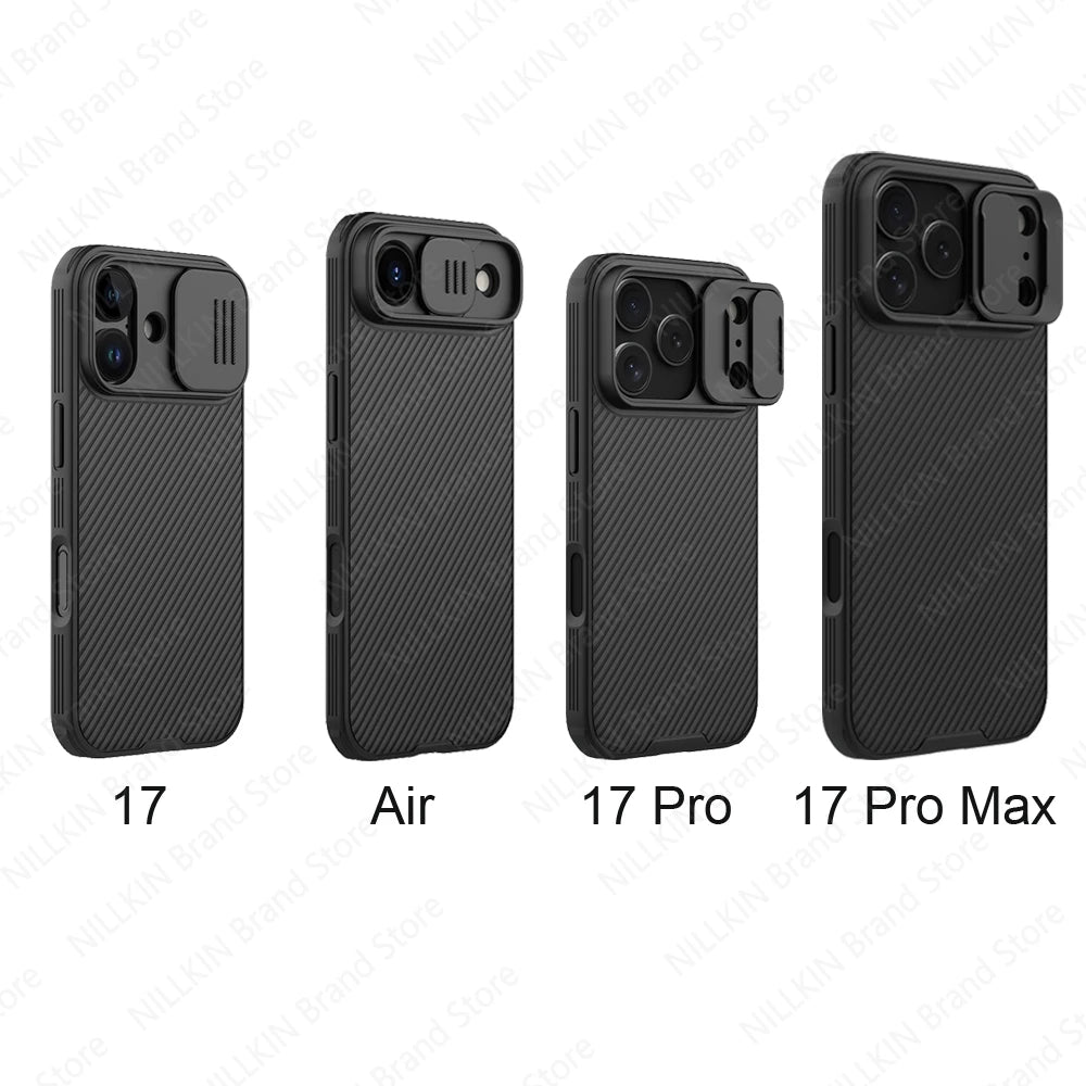 NILLKIN For iPhone 17 Pro Max / 17 Pro MagSafe Case CamShield Pro Magnetic Charging Slide Camera Cover For iPhone17 / Air