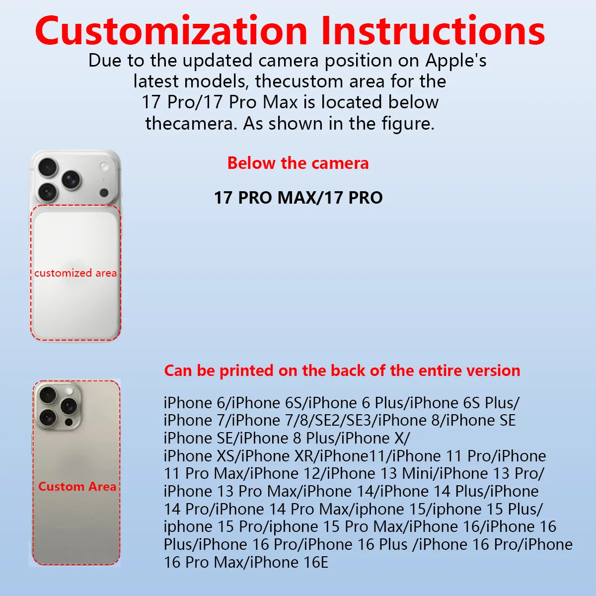 DIY Custom For iPhone 17 16 15 14 13 12 11 Pro Max Plus Mini SE XS XR Air 8 Plus Shockproof Phone Case Protective Back Cover