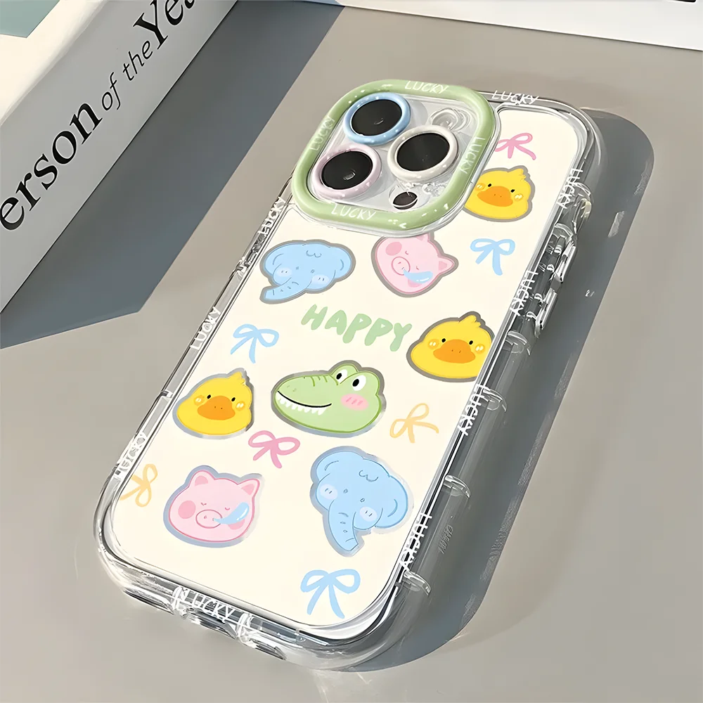 Cute Cat Soft Silicone Phone Case For iPhone 17 16 15 14 13 12 11 Pro Max 7 8 Plus X XS Max XR Soft Shockproof Back Cover Coque