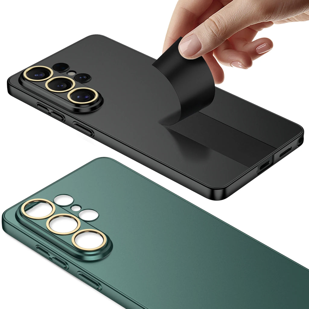 For Samsung Galaxy S26 Ultra Phone Case Skin Friendly Matte Anti-fall Protection Transparent Soft Silicone Back Cover