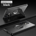 Newest For Magsafe Hidden Folding Stand Magnetic Phone Case for Samsung S26 S25 Ultra Edge S 25 Plus Lens Camera Protector Cover
