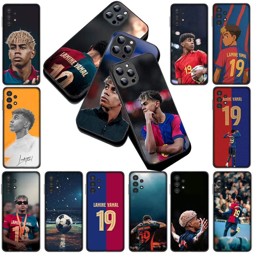 Soccer No 19 Football Number No19 Phone Cover for Motorola Moto Edge 70 60 Fusion NEO Pro G Stylus G56 G96 G04 G05 20 Soft Case