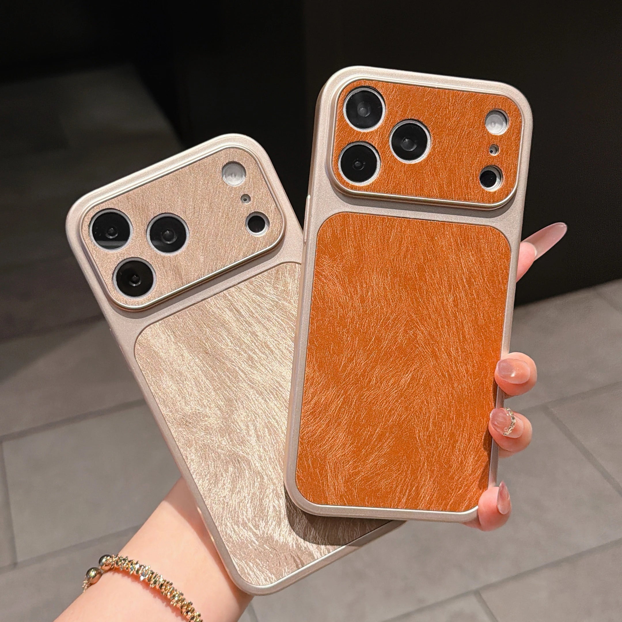 Luxury acrylic shock-absorbing case For iPhone 17 14 13 12 Pro Max 16 15 Plus feather patterned protection back cover