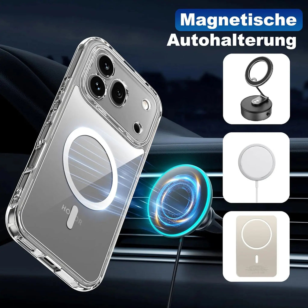 Shockproof Wireless Charging Magnetic Case For Honor 600 Pro Honor600 Honor600Pro 5G Clear Back Cover Phone Case