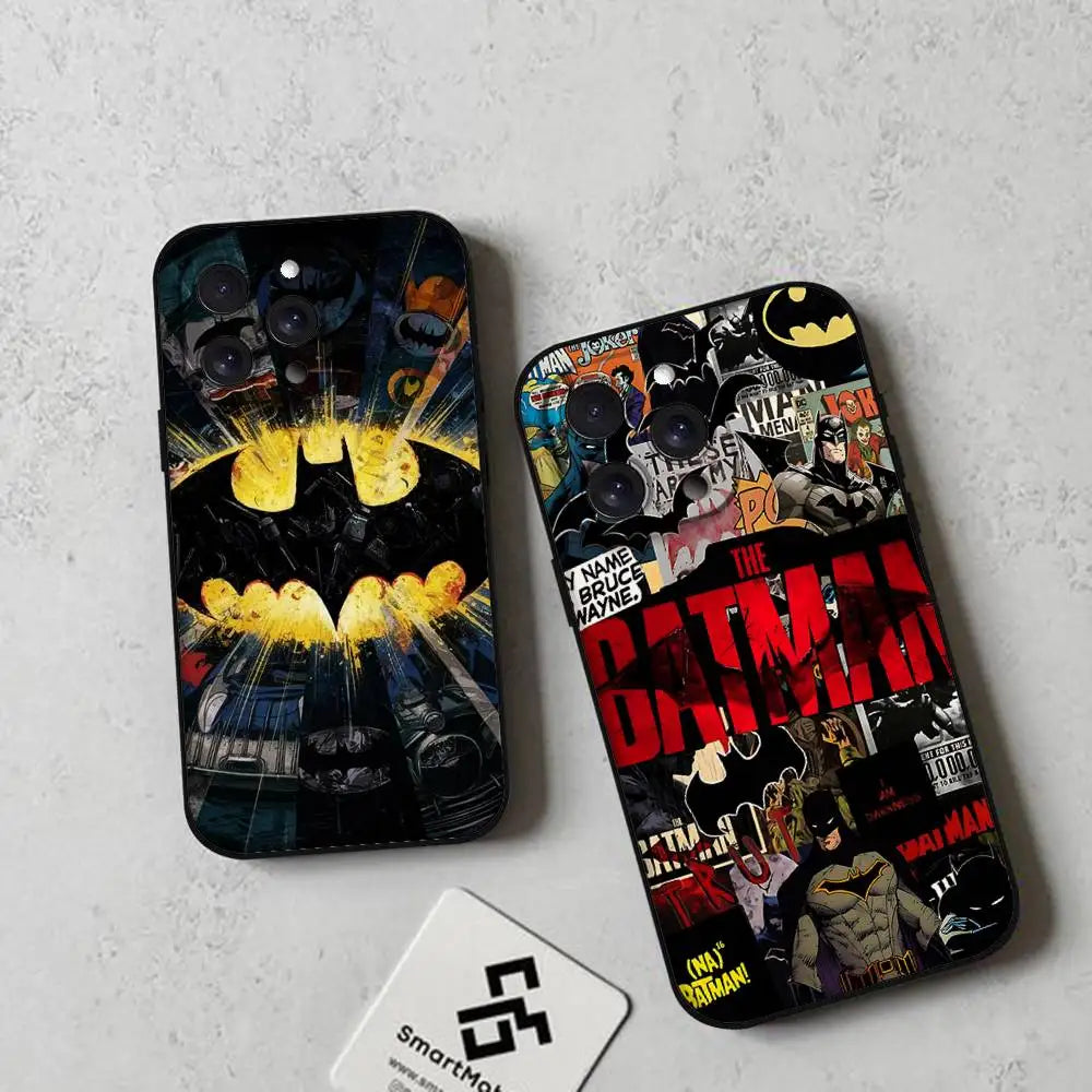 Cool-H-Batmans-S Fashion Black Phone Case That Fits For IPhone 17,16,15,11,13,14 Pro Max,Plus,X,Xr,Xs Max,13Mini