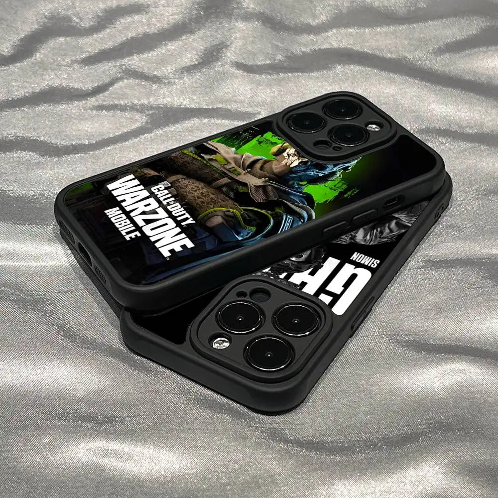 C-COD C-Call Of D-Duty Ghosts Phone Case For iPhone 17 16 15 13 11 12 14 Pro Max Plus Silicone Cover Shell